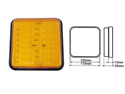 LED-tag. suunatuli, 115×115 mm