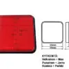 LED tagatuli, 95×95 mm