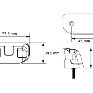 LED numbrituli, 78×38 mm 2