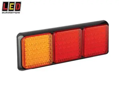 LED Autolamps LED tagatuli, 100BFARME, 350×120 mm, 12-24 V, 1614-100BARRME