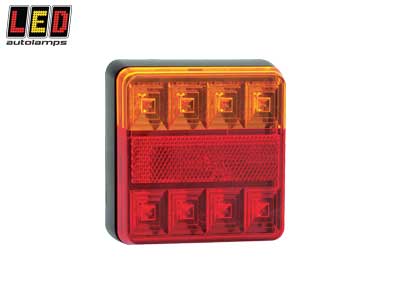 LED Autolamps LED tagatuli, 100×100 mm, 12 V