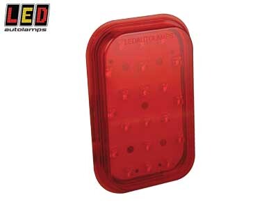 LED Autolamps LED tagumine udutuli, 134×86 mm