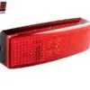 LED Autolamps LED ääretuli, 110×40 mm, punane, 12-24 V