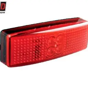 LED Autolamps LED ääretuli, 110×40 mm, punane, 12-24 V