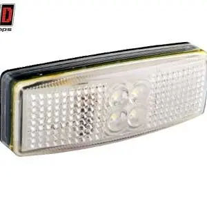 LED Autolamps LED ääretuli, 110×40 mm, valge, 12-24 V