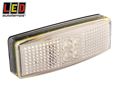 LED Autolamps LED ääretuli, 110×40 mm, valge, 12-24 V, 1614-1490WM2P