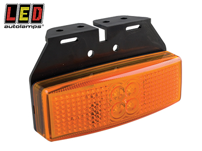 LED Autolamps LED ääretuli, 110×47 mm, kollane, 12-24 V