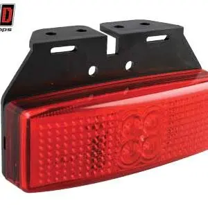 LED Autolamps LED ääretuli, 110×47 mm, punane, 12-24 V