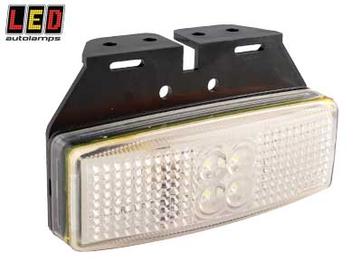 LED Autolamps LED ääretuli, 110×47 mm, valge, 12-24 V