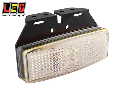 LED Autolamps LED ääretuli, 110×47 mm, valge, 12-24 V, 1614-1491WM2P