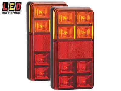 LED Autolamps LED tagatulede paar, 151BAR2