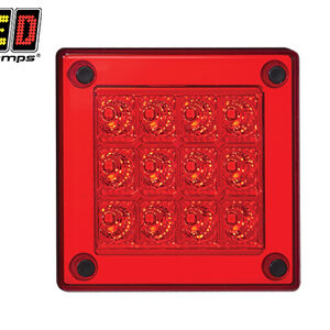 LED Autolamps LED tagatuli, 90×90 mm