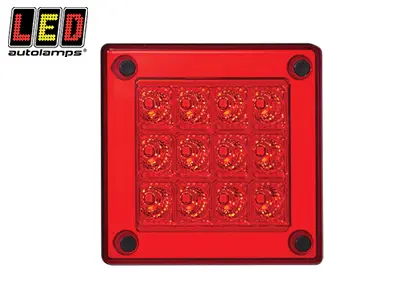LED Autolamps LED tagatuli, 90×90 mm