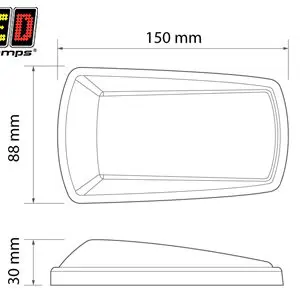 LED Autolamps LED-külje suunatuli, Cat. 6 2