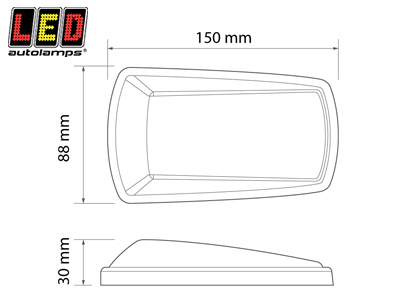 LED Autolamps LED-külje suunatuli, Cat. 6 2