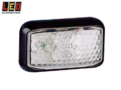 LED Autolamps LED ääretuli, 58×35 mm, valge, 12-24 V