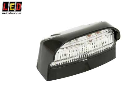 LED Autolamps LED numbrituli, 70×42 mm, 12-24 V, 1614-41BLM