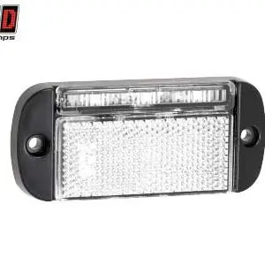 LED Autolamps LED ääretuli, 100×44 mm, valge, 12-24 V, 1614-44WME