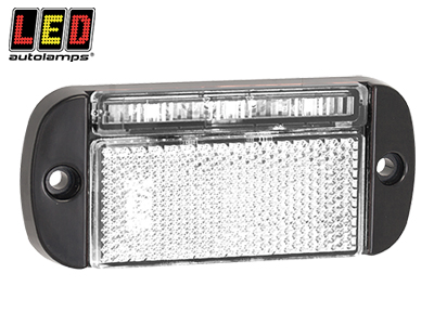 LED Autolamps LED ääretuli, 100×44 mm, valge, 12-24 V