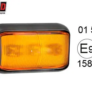 LED Autolamps LED-külje suunatuli, Cat. 5, 58×35 mm, kollane, 12-24 V, 1614-58AME