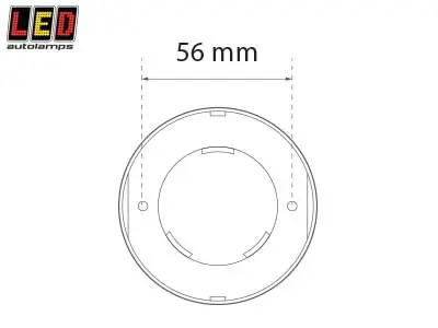 LED Autolamps LED sisetuli, 75×17 mm 3