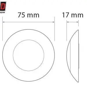 LED Autolamps LED sisetuli, 75×17 mm, 12 V, 1614-7524WB 3
