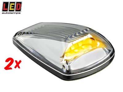 LED Autolamps LED küljetulede paar, Cat. 6, 52×77 mm, 9-32 V, 1614-77ACM2