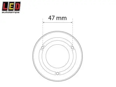 LED Autolamps LED sisetuli, 79×14 mm 3
