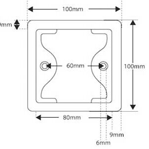 LED Autolamps LED tagumine udutuli, 100×100 mm 2