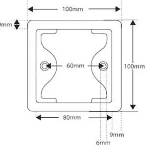 LED Autolamps LED tagumine udutuli, 100×100 mm 2