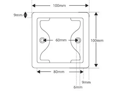 LED Autolamps LED tagumine udutuli, 100×100 mm 2