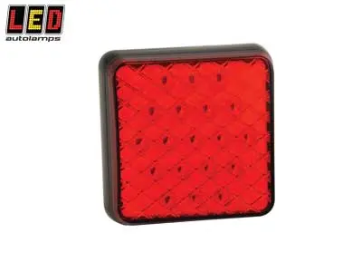 LED Autolamps LED tagumine udutuli, 81×81 mm