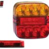 LED Autolamps LED tagatuli, 107×107 mm, 12 V, 1614-99AR