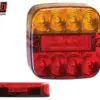 LED Autolamps LED tagatuli, 107×107 mm, 12 V, 1614-99AR