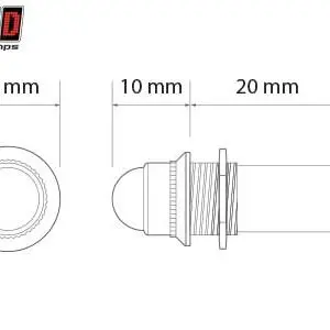 LED Autolamps LED märgutuli, 24 V, 1614-PLG24 2