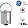 GE metallsokliga pirn, R10W, BA15s