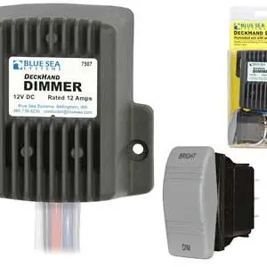 Blue Sea dimmer, 82×89 mm