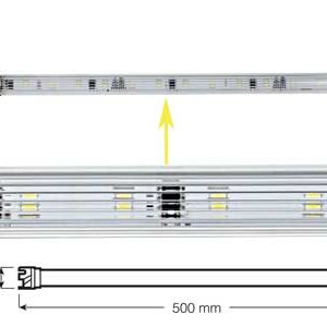 LED sisetuli, 500×30 mm 2
