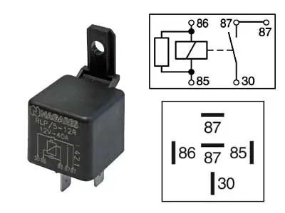 Mahle lülitusrelee, vastuksella, 12 V