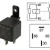 Mahle lülitusrelee, vastuksella, 24 V