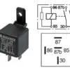 Mahle lülitusrelee, 12 V, 21213101N