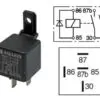 Mahle lülitusrelee, diodilla, 12 V, 21213103N