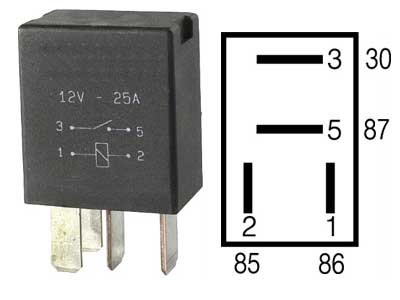Mikrorelee, 12 V, 29200006U