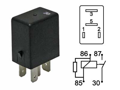 Wehrle mikrorelee, VASTUKSELLA, 24 V