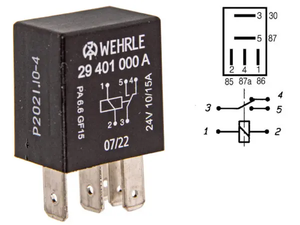 Wehrle mikrorelee, 24 V