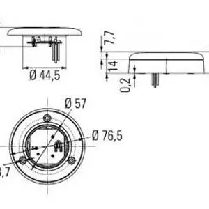 Hella LED sisetuli, 5V, Celis 2