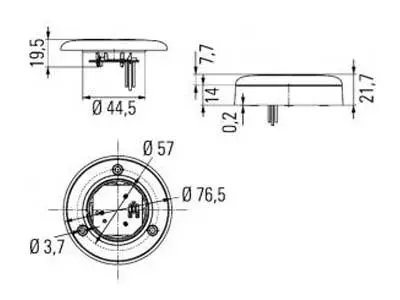 Hella LED sisetuli, 5V, Celis 2