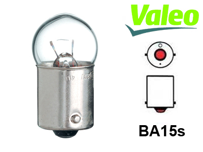 Valeo metallsokliga pirn, R10W