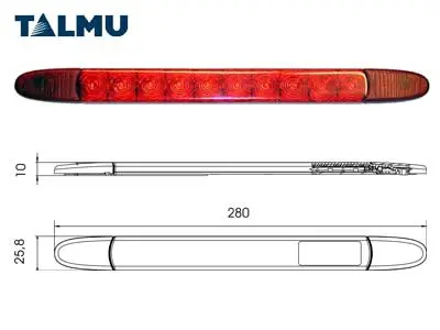 Talmu LED pidurituli