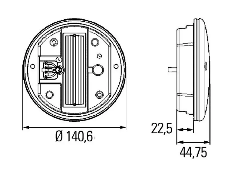 Hella LED tagatuli, 4100 2